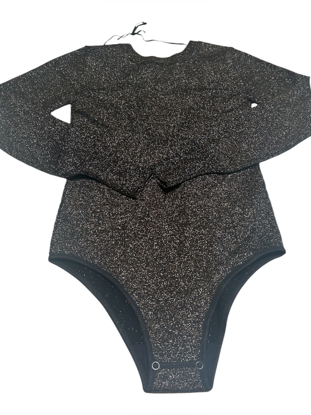 Forte Forte Metallic Long Sleeve Bodysuit